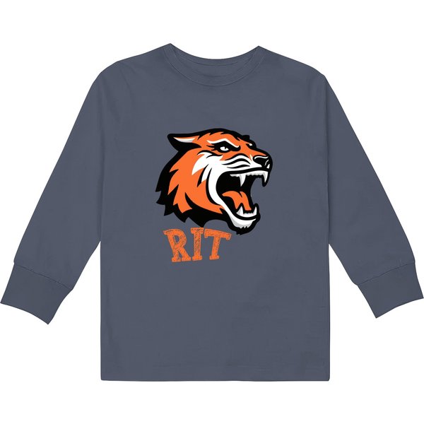 Rochester Institute Of Technology- Rit Tigers-Rochester Institute Of Technology Rit Tigers Kids Long Sleeve T Shirts-image
