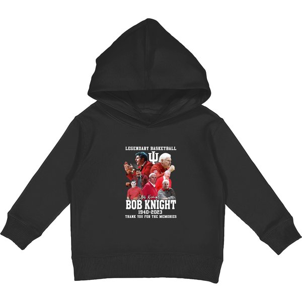 Legendary Basketball Bob Knight 1940-2023 Thank You Kids Pullover Hoodies-image