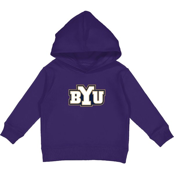 The Brigham Young Cougars Kids Pullover Hoodies-image
