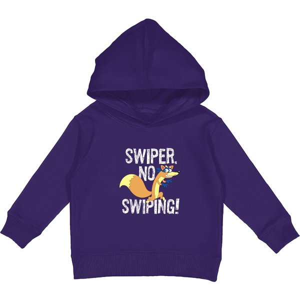 Dora The Explorer Swiper No Swiping Fox Kids Pullover Hoodies-image