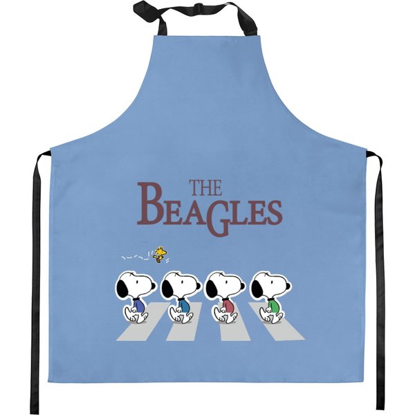 The Beagles Abbey Road Inspired Kitchen Aprons, Snoopy Kitchen Aprons-image