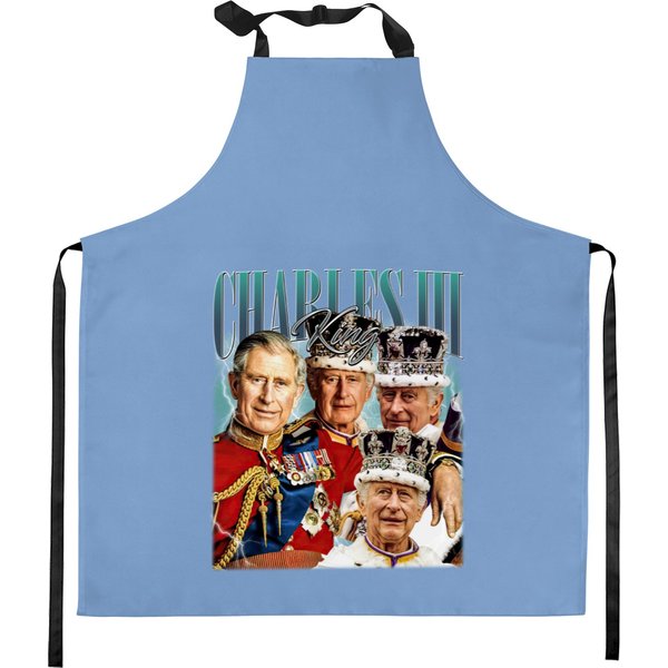 Limited King Charles Iii Vintage Kitchen Aprons-image