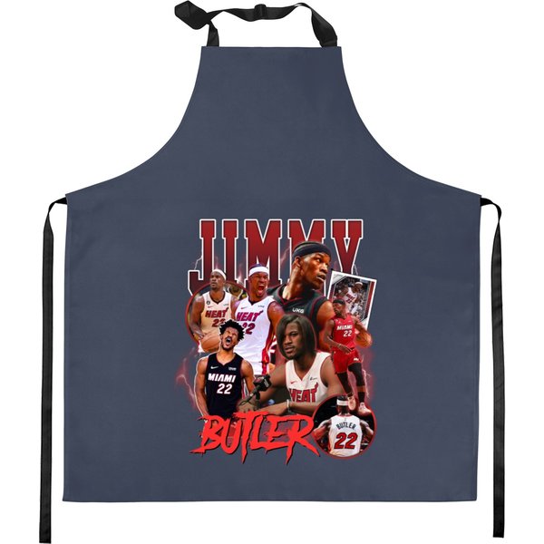 Jimmy Butler Miami Basketball Kitchen Aprons, Heat Basketball Kitchen Aprons Christmas Gift Unisex-image