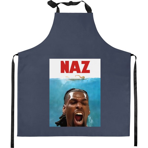 Naz Reid Kitchen Aprons - Naz Reid Jaws Kitchen Aprons - Minnesota Timberwolves-image