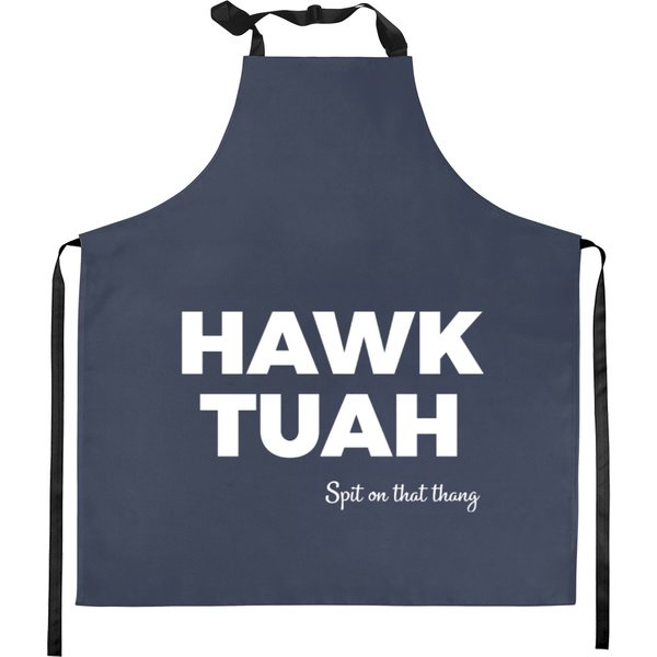 Hawk Tuah Tiktok Kitchen Apron - Funny Viral Design-image