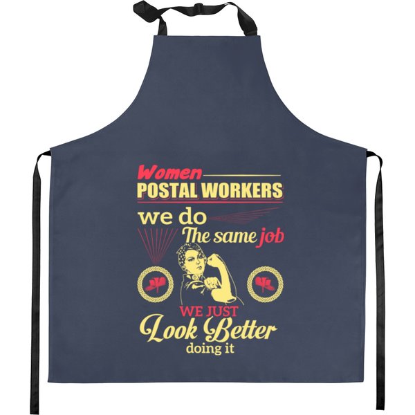 Postal Worker - Postal Worker - Women Postal Wor Kitchen Aprons-image