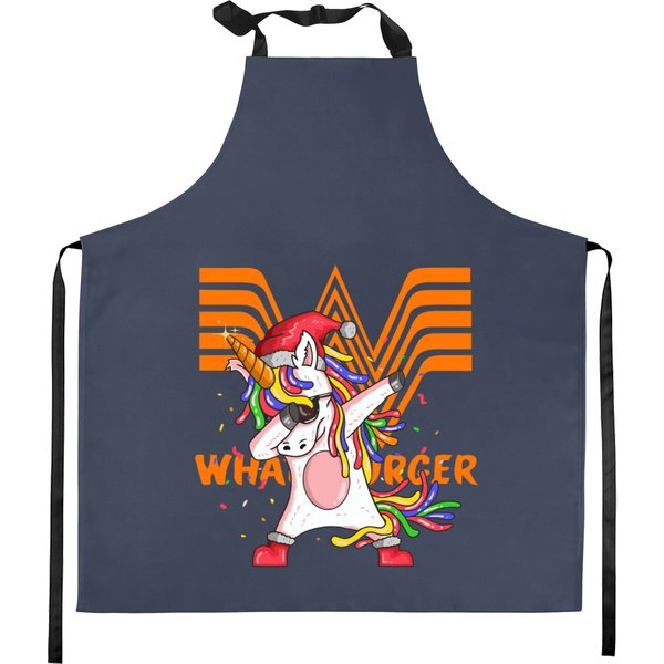 Unicorn Whataburger Logo Kitchen Aprons