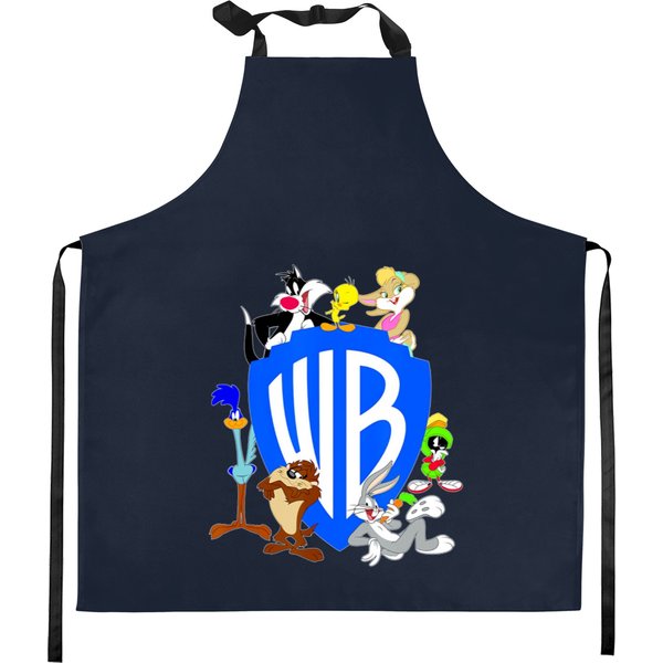 Wb100 Looney Unes Classic Warner Bros Logo Shir Kitchen Aprons-image