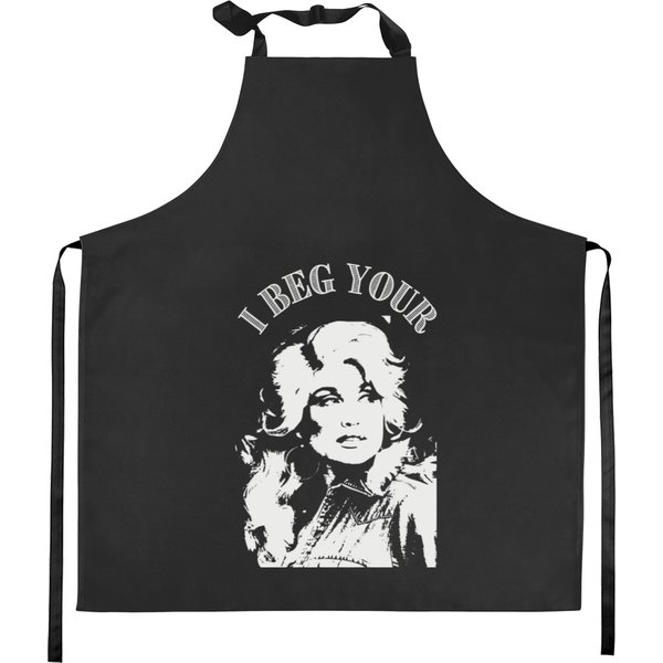 Pink Dolly Parton Kitchen Aprons I Beg Your Parton Kitchen Aprons Women Dollywud Ladies Cute Plus Size Options-image