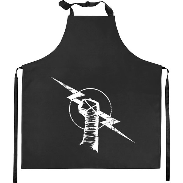 Cm Punk Lightning Bolt Fist White Kitchen Aprons-image