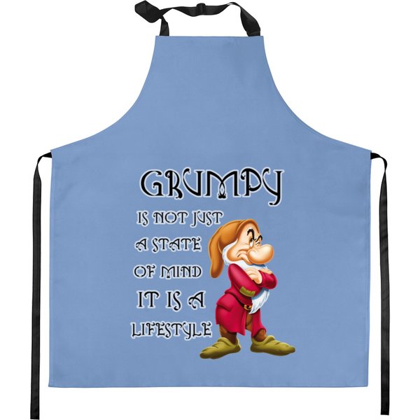 Grumpy Dwarf Zipped Kitchen Aprons-image