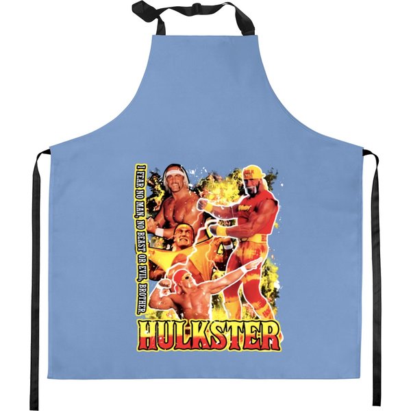 Vintage Inspired Hulk Hogan Wwf Wrestling Kitchen Aprons Kitchen Aprons-image