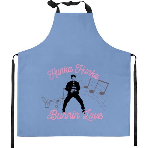 Hunka Hunka Burnin Love Elvis Kitchen Aprons, King Of Rock, Rock And Roll Kitchen Aprons-image
