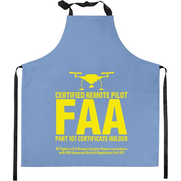 Faa Certified Drone Pilot Funny Gift Kitchen Aprons-image