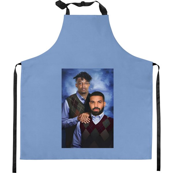 Drake 21 Savage Step Bros Funny Kitchen Aprons Christmas Gift-image