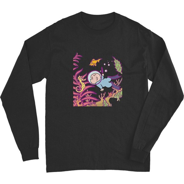 Harold And The Purple Crayon Under The Water Long Sleeves-image