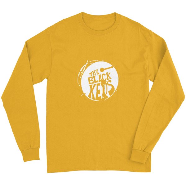 Round The Black Keys The Keys Inn Logo (Black) Long Sleeves-image