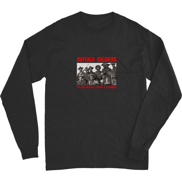 Buffalo Soldiers 9Th And 10Th Cavalry African Amer Long Sleeves-image