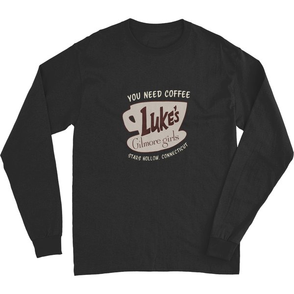 Gilmore Girls Luke's You Need Coffee Stars Long Sleeves-image