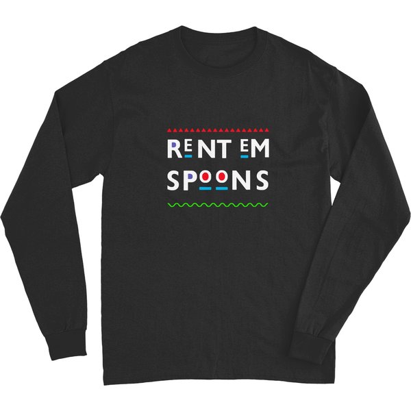 Rent Em Spoons 90'S Tv Gift Long Sleeves Long Sleeves-image