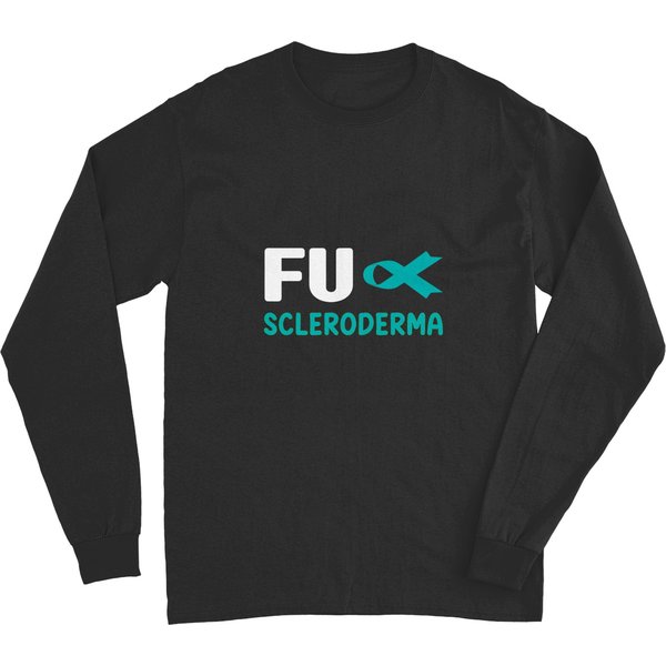 Scleroderma Awareness Shirt Fucks Scleroderma Awareness Long Sleeves-image