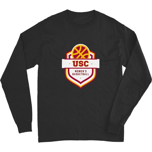 Usc Womens Basketball Red Star Usc Basketball Essential 1 Long Sleeves-image