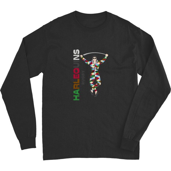 Harlequins Rugby Essential Classic T-Shirt Long Sleeves-image