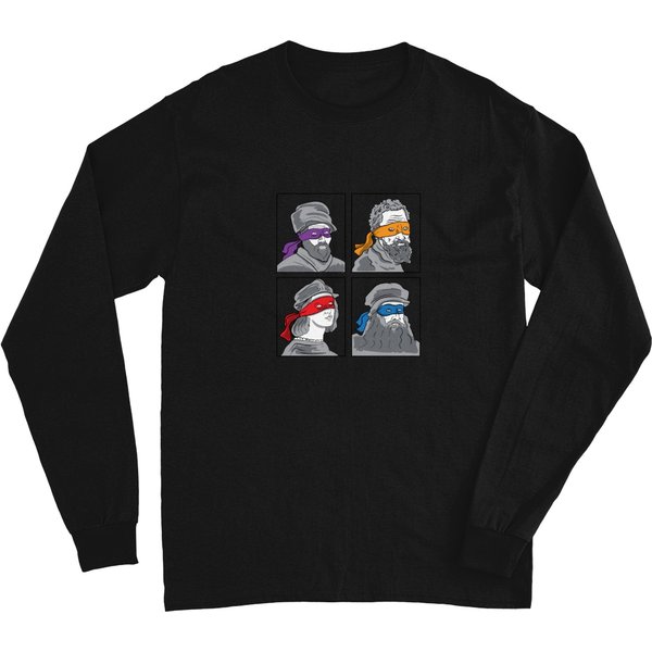 Leonardo Donatello Raphael Michelangelo Gift Long Sleeves-image