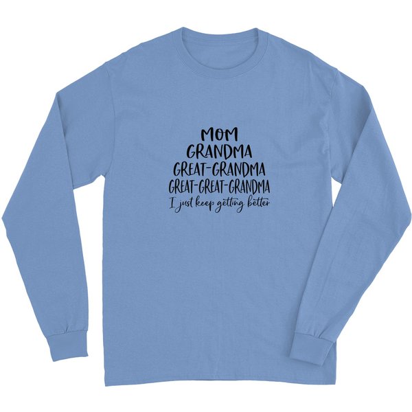 Great Great Grandma Long Sleeves, Pregnancy Announcement, Gift For Great-Grandma-image