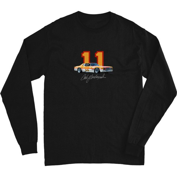 Cale Yarborough 1977 Race Car Premium Copy T-Shirt Long Sleeves-image