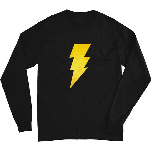 Shazam-Logo-Grunge T-Shirt Long Sleeves-image