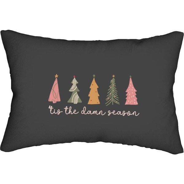 Tis The Damn Season Christmas Lumbar Pillows-image