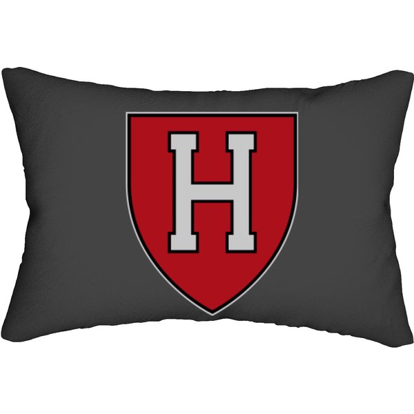 Harvard Crimson-Logo Lumbar Pillows-image