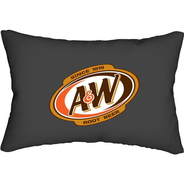A&W Root Beer Logo Lumbar Pillows-image