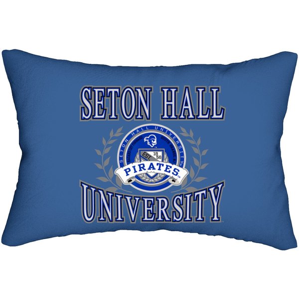Seton Hall Pirates Laurels Officially Licensed T Lumbar Pillows-image