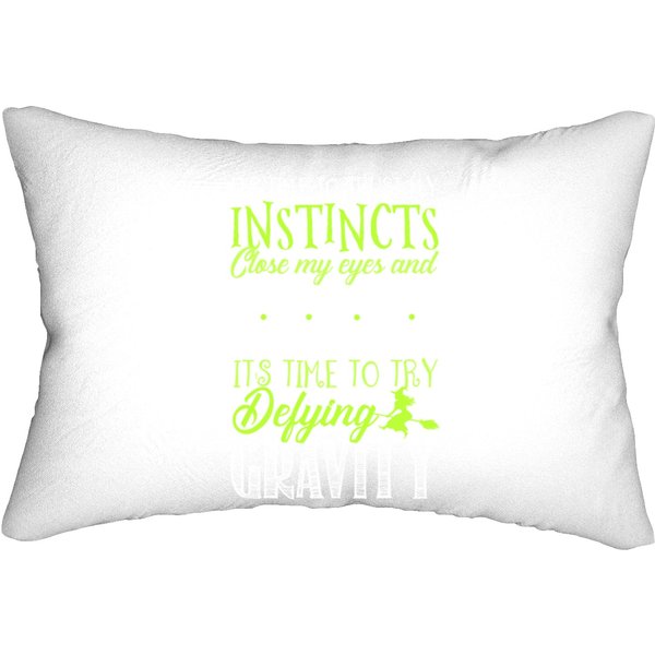 It's Time To Try Defying Gravity! - Wicked - Lumbar Pillows