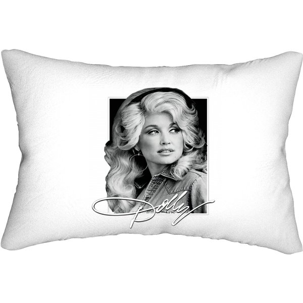 Vintage Dolly Parton Lumbar Pillows - Country Music Home Decor-image