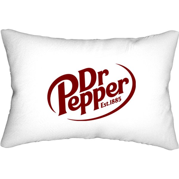 Dr Pepper Logo Lumbar Pillows-image
