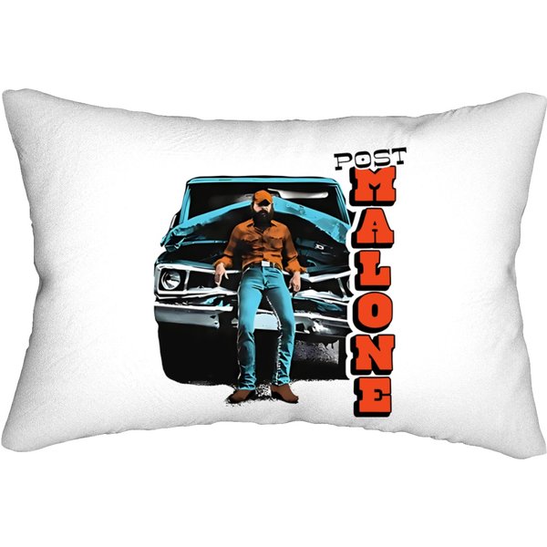 Post Malone F-1 Trillion Truck Lumbar Pillows, Unique Rapper Gift