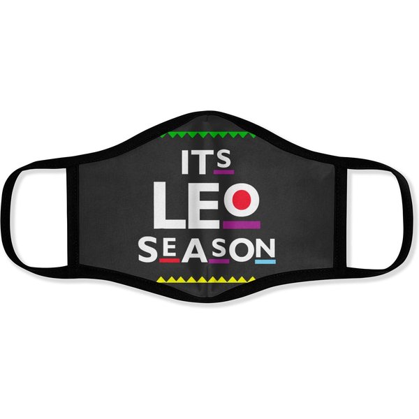Leo Birthday July August Its Leo Season Funny Party Face Masks