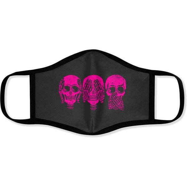 See No Evil Hear No Evil Speak No Evil Skulls Face Masks-image