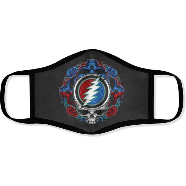 Grateful Rose Dead Face Masks-image
