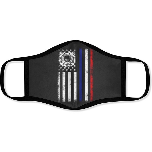 Coast Guard Flag Proud Us Coast Guard Gift Face Masks-image