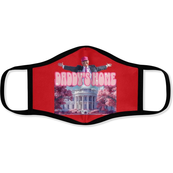 Trump Daddys Home 2024 Face Masks-image