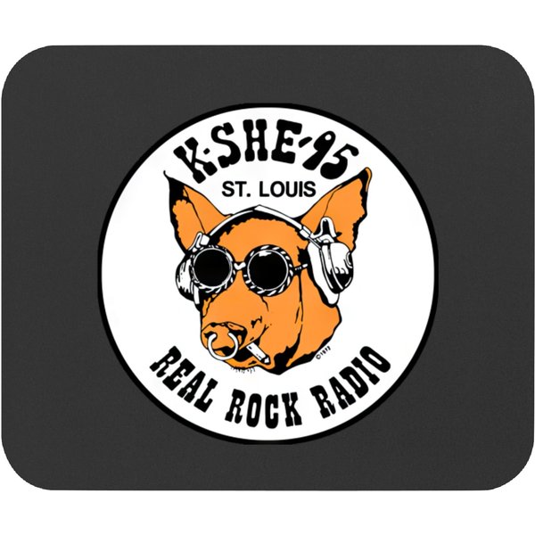 Kshe 95 Real Rock Radio Station Mouse Pads-image