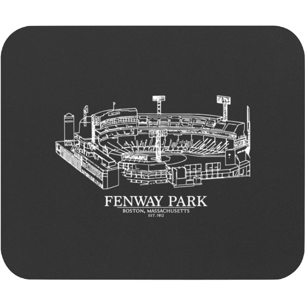 Fenway-park-blueprint Mouse Pads