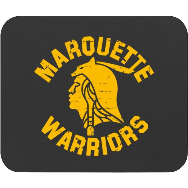 Marquettes Warriors - Defunct Logo - Mouse Pads