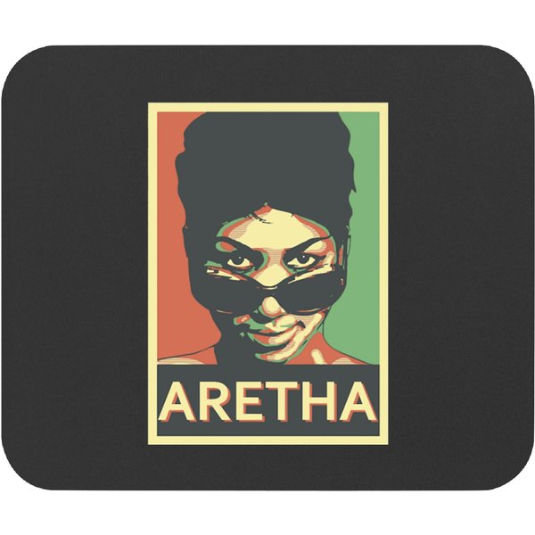 Aretha Franklin Shades Classic Classic T-Shirt Mouse Pads-image