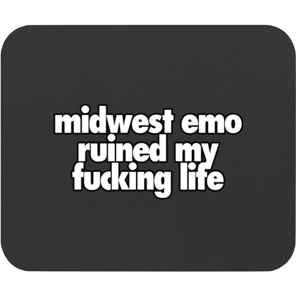 Midwest Emo Ruined My Life Mouse Pad-image