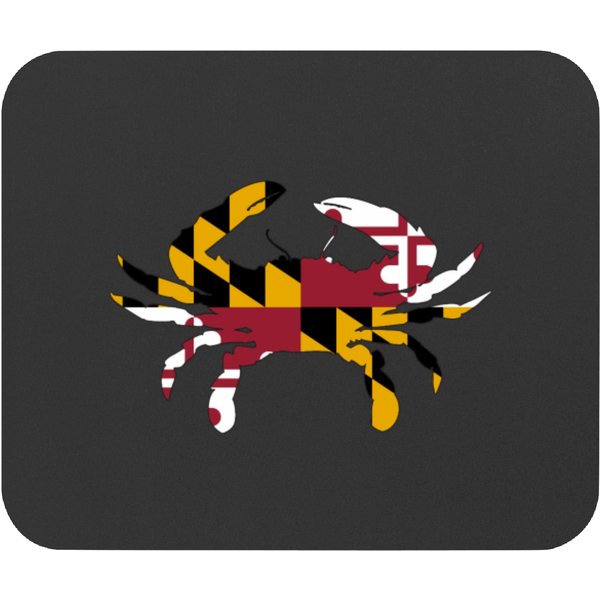Maryland Flag Crab Mouse Pads-image